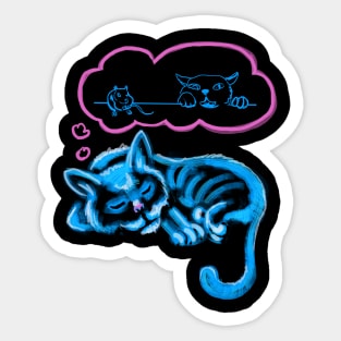 Dreamy Catnap Sticker